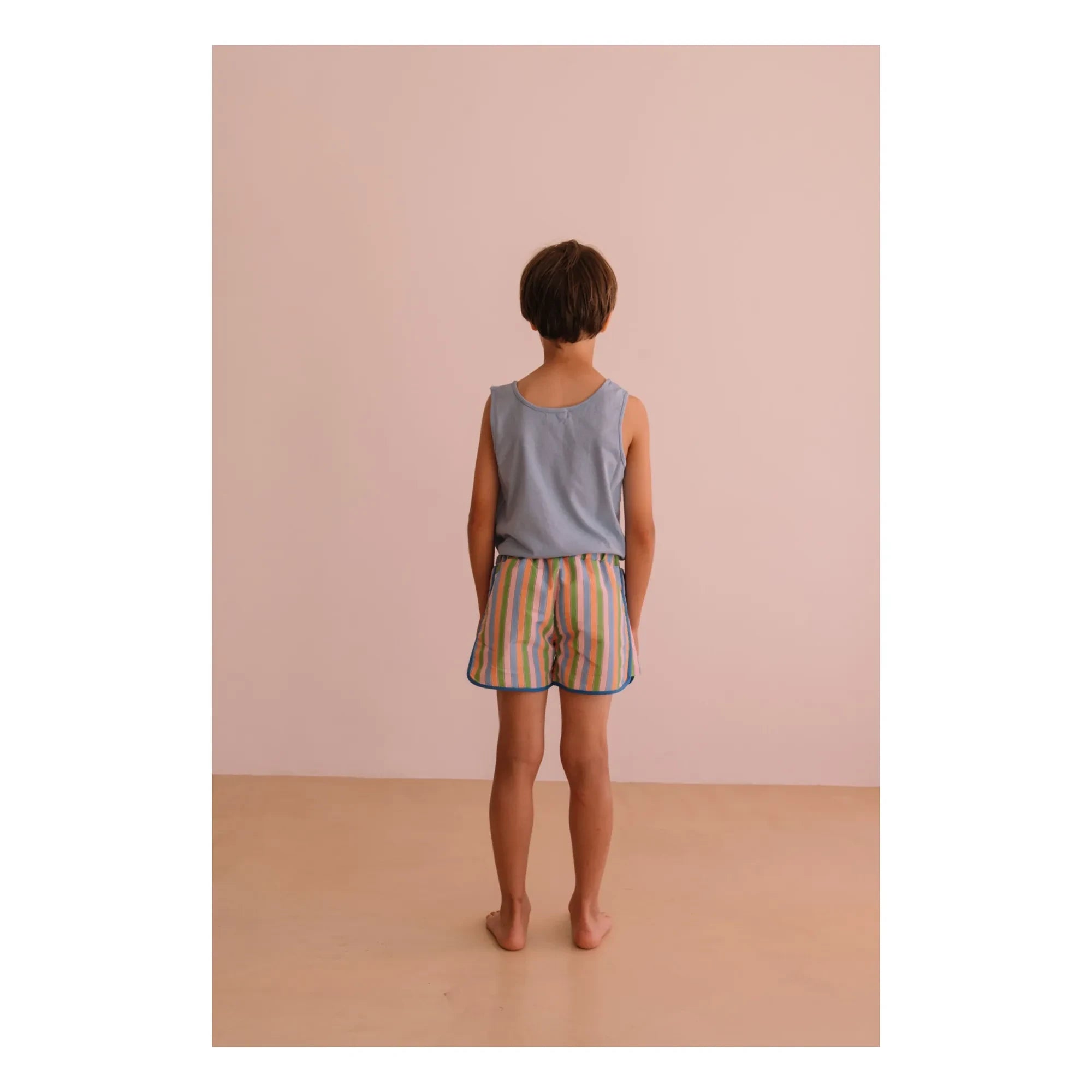 We Are Kids - Carlo Striped Swimsuit | Blue