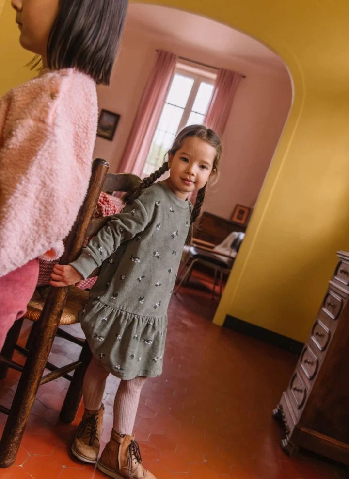 Studio Bohème - Chicas Gui Organic Cotton Velvet Dress