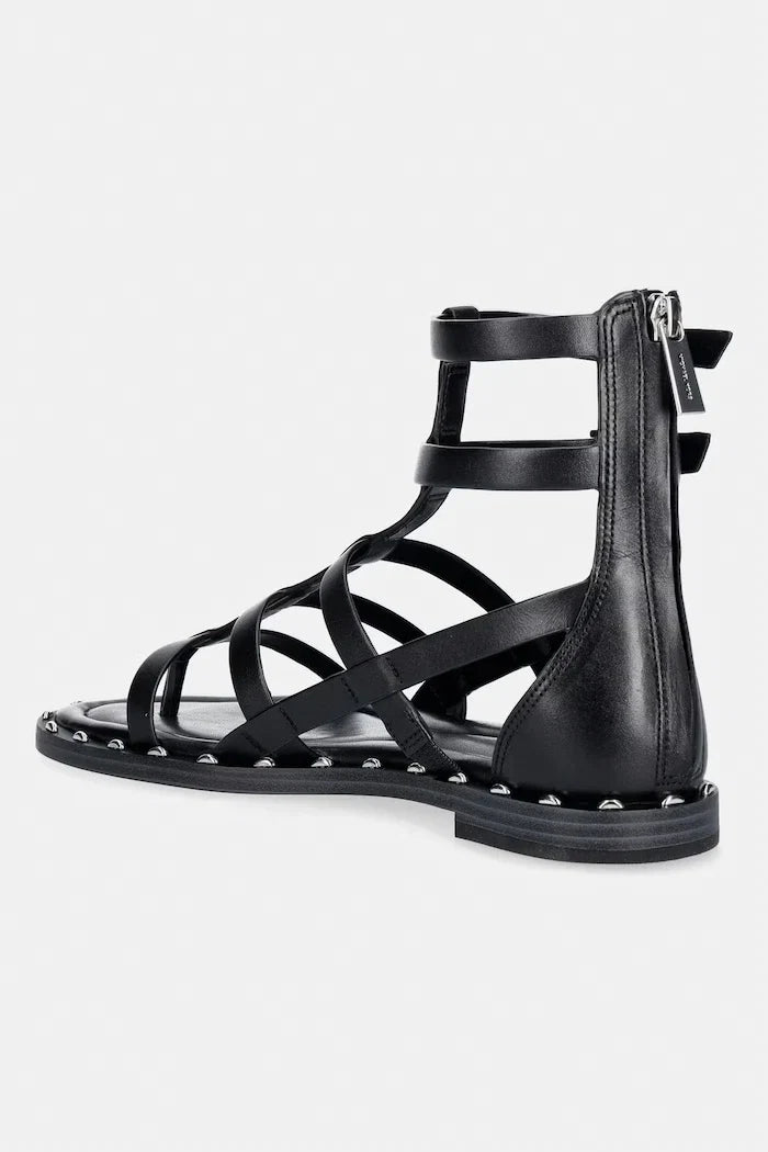 MICHAEL Michael Kors kadın deri sandalet Noa Flat Sandal
