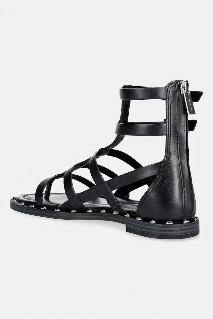 MICHAEL Michael Kors kadın deri sandalet Noa Flat Sandal