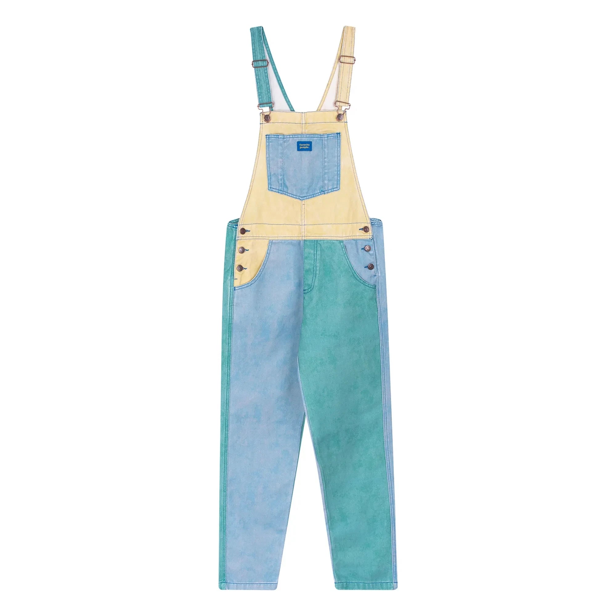 Favorite People - Sicily Color Block Jumpsuit - Women's Collection | Blue