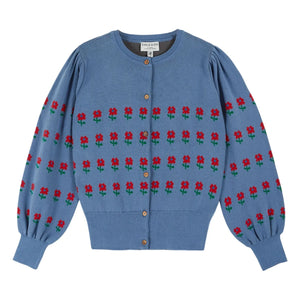 Emile et Ida - Organic Cotton Jacquard Cardigan | Nuage