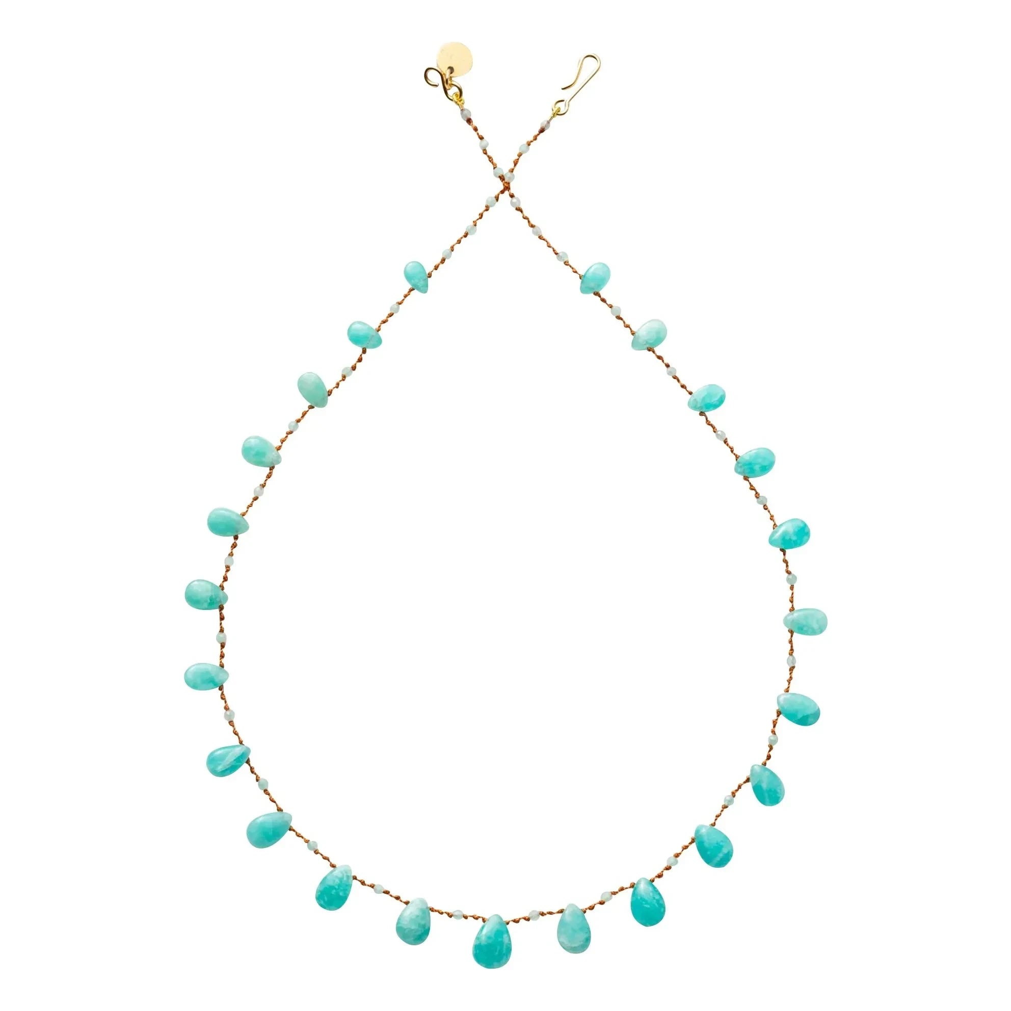 Ivarene - Henna necklace | Azure blue