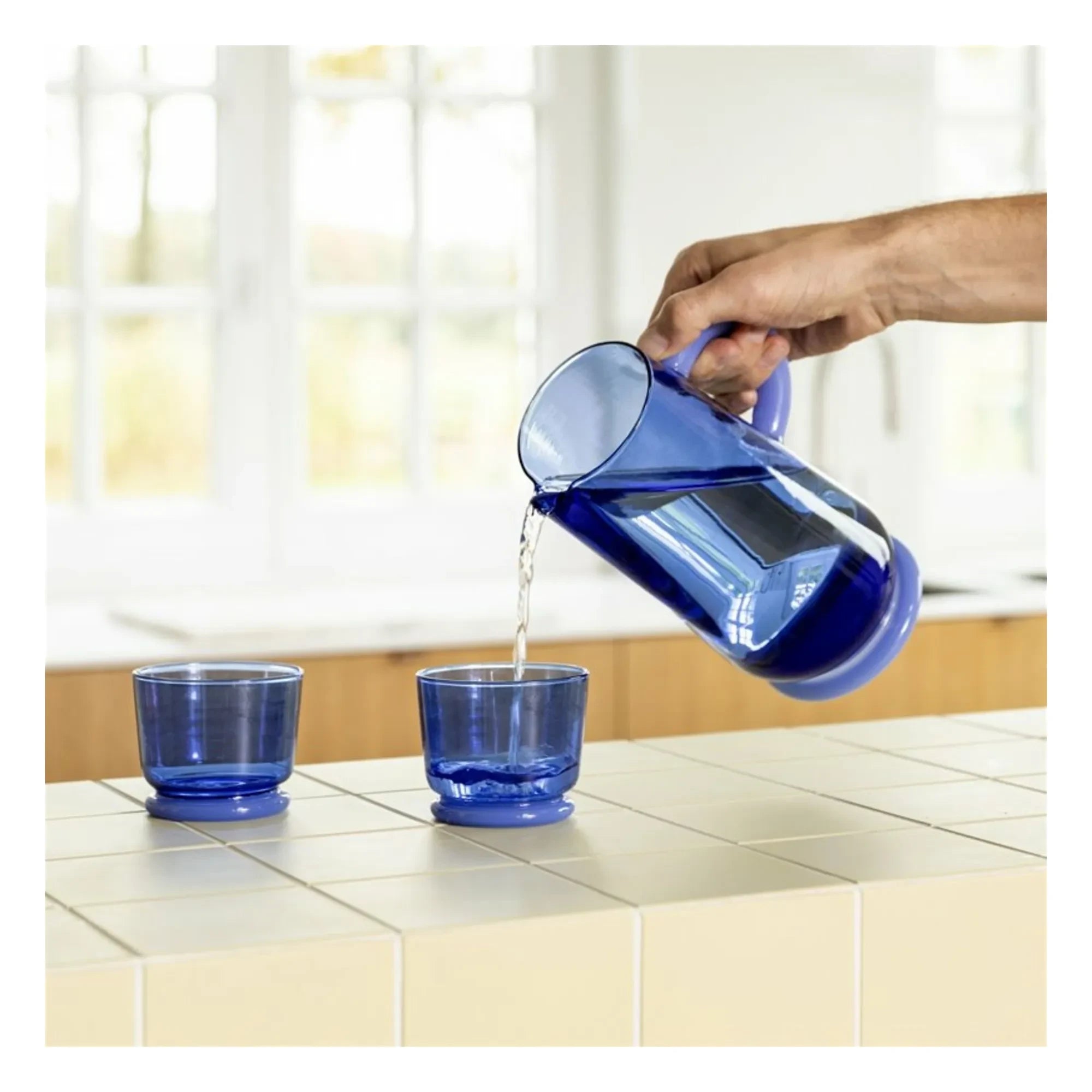 &Klevering - Dew Glasses - 2-piece Set | Blue