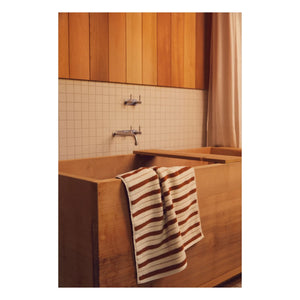 Baina - San Luis guest towel | Terracotta