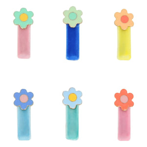 Meri Meri - Velvet hairpins Flowers - Set of 6