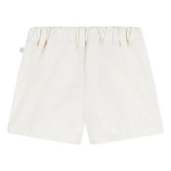 Petit Bateau - Organic Cotton Twill Shorts | White