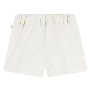 Petit Bateau - Organic Cotton Twill Shorts | White