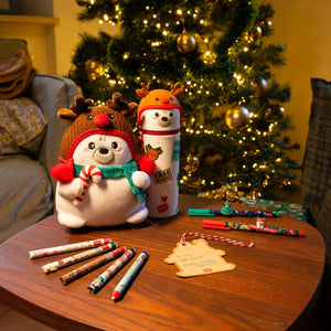 Legami - Polar Bear Christmas Plush Toy - Mini Super Soft!