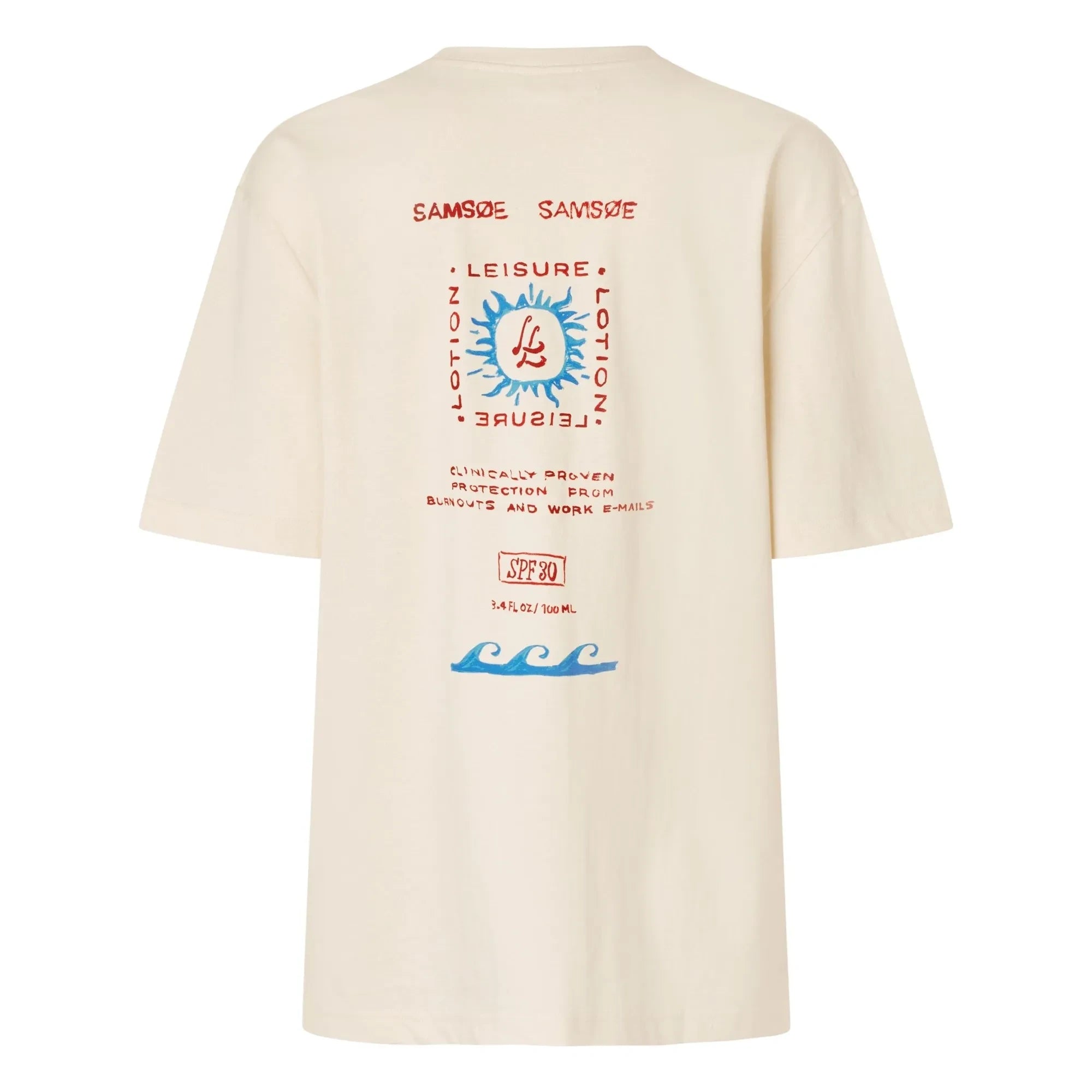 Samsoe Samsoe - Sagergei Cotton T-Shirt | Off White