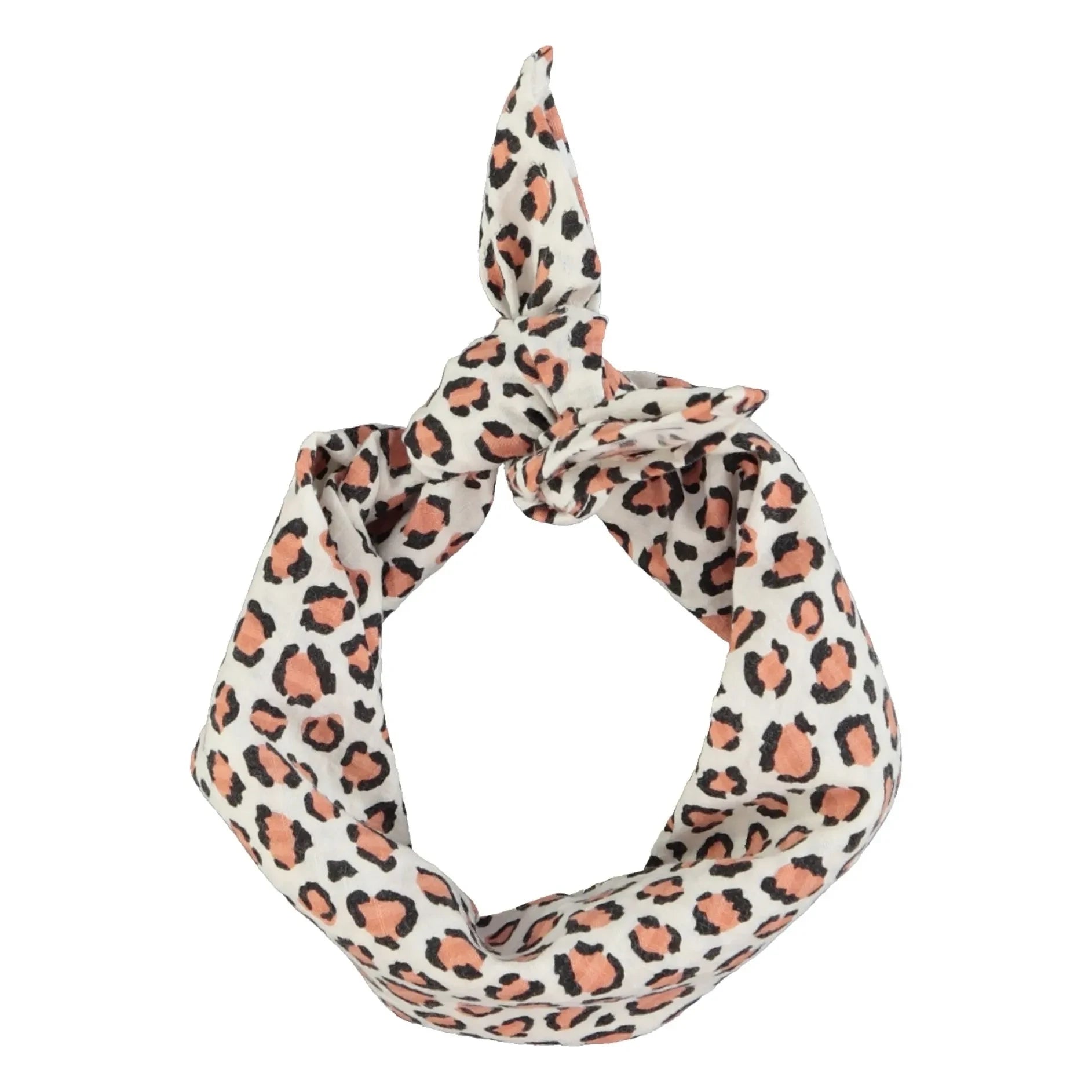Piupiuchick - Organic Cotton Leopard Bandana | Ecru