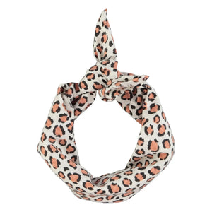 Piupiuchick - Organic Cotton Leopard Bandana | Ecru