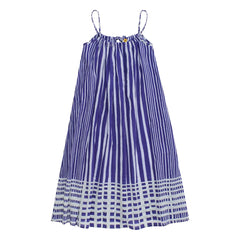Maison Mangostan - Striped Dress | Blue