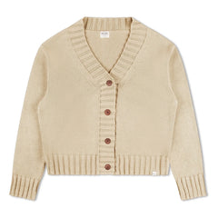 Matona - Organic Cotton Cardigan | Cream