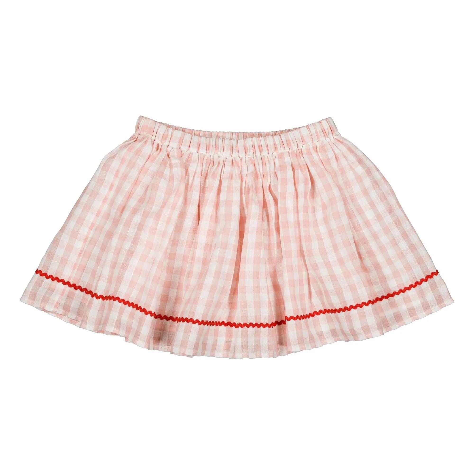 Louis Louise - Opéra Checked Skirt | Light Pink