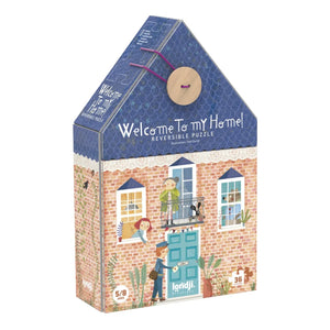 Londji - Double-Sided Welcome to My Home Puzzle - 36 Pieces