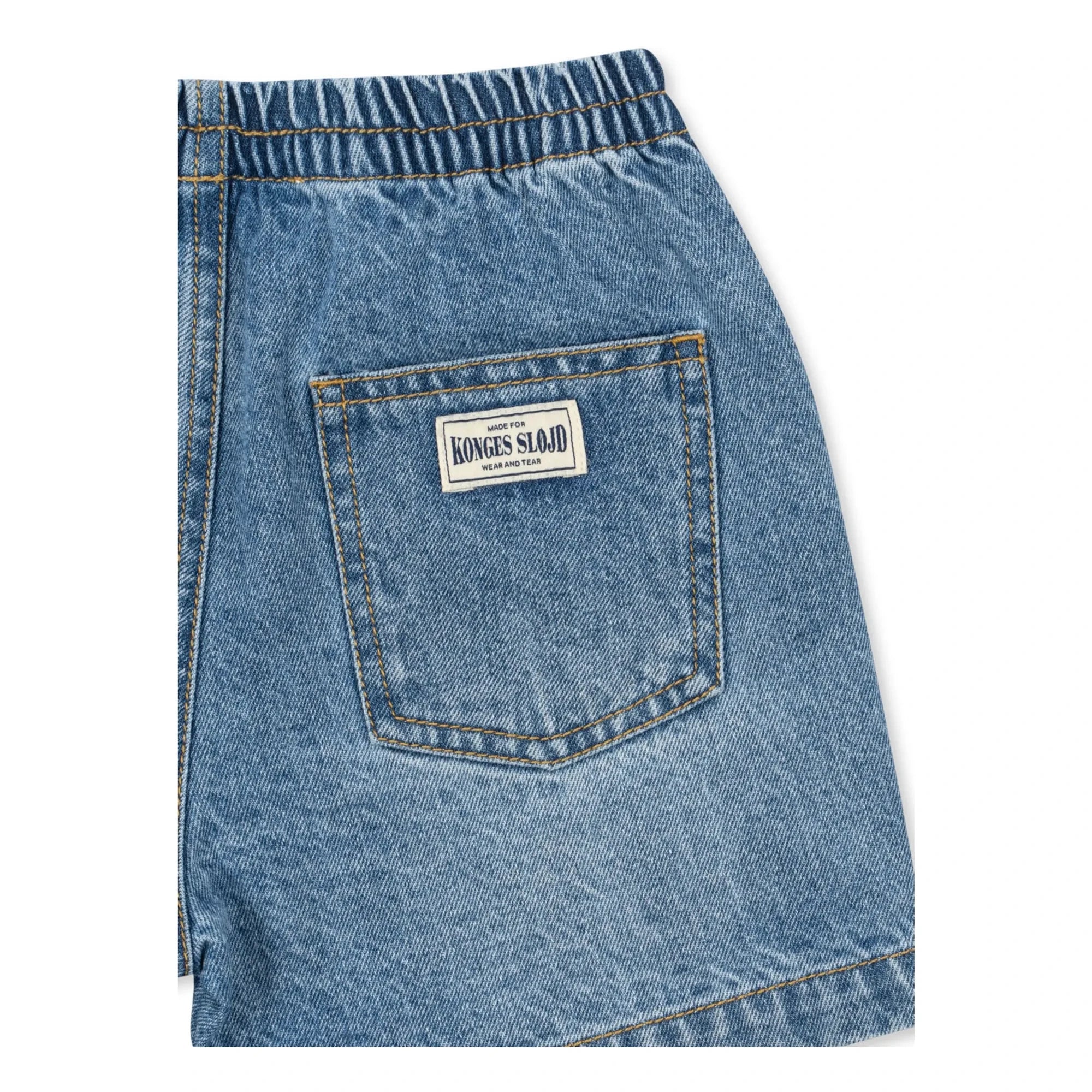 Konges Sløjd - Magot Organic Cotton Denim Shorts | Blue