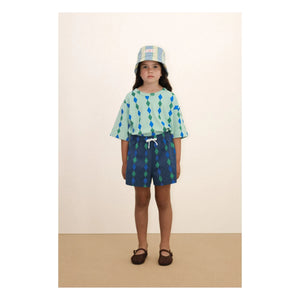 Tinycottons - Striped Bob | Light blue