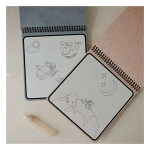 Mushie - Erasable coloring book Tools | Blue