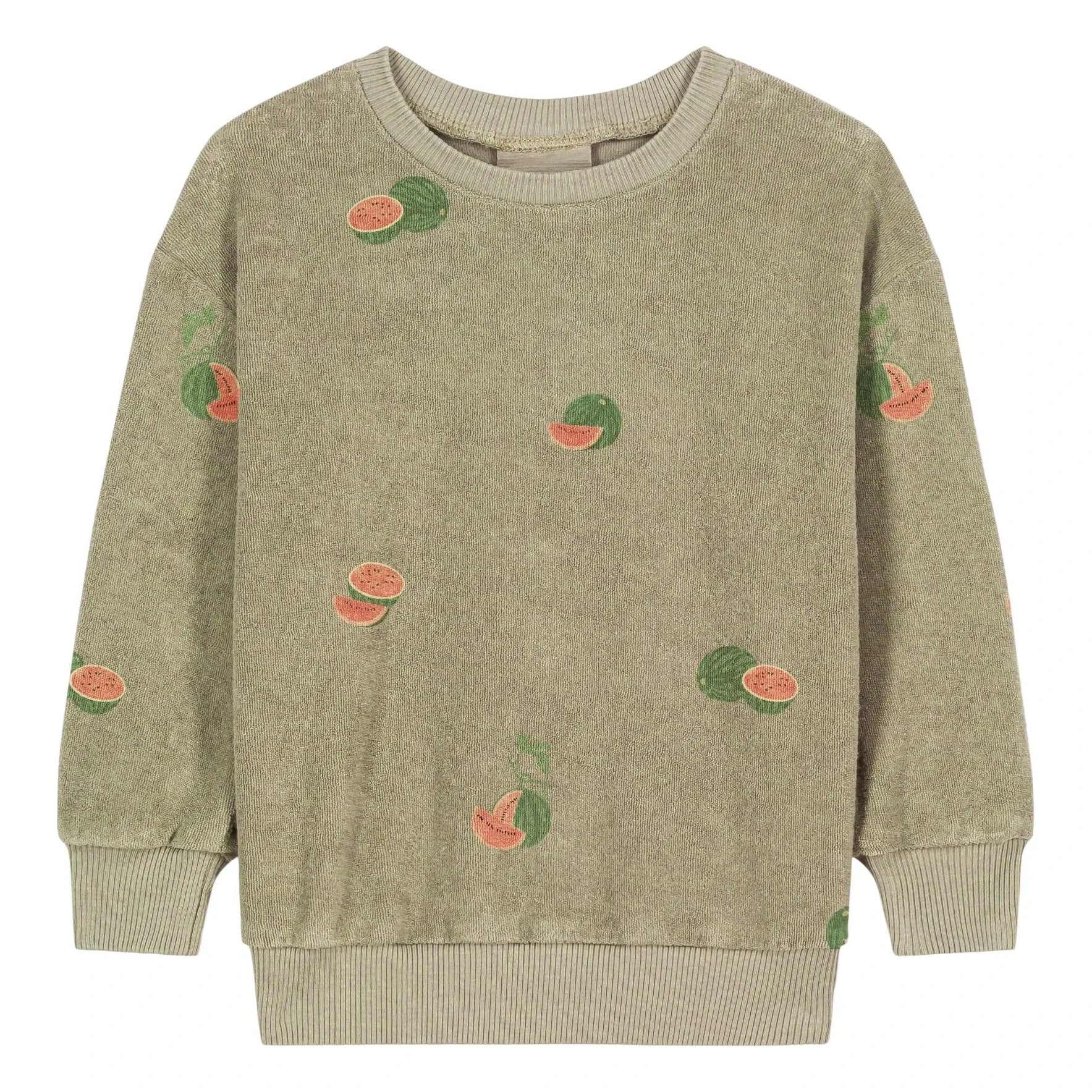 Studio Bohème - Bart Watermelon Sweat Organic Cotton Sponge | Khaki