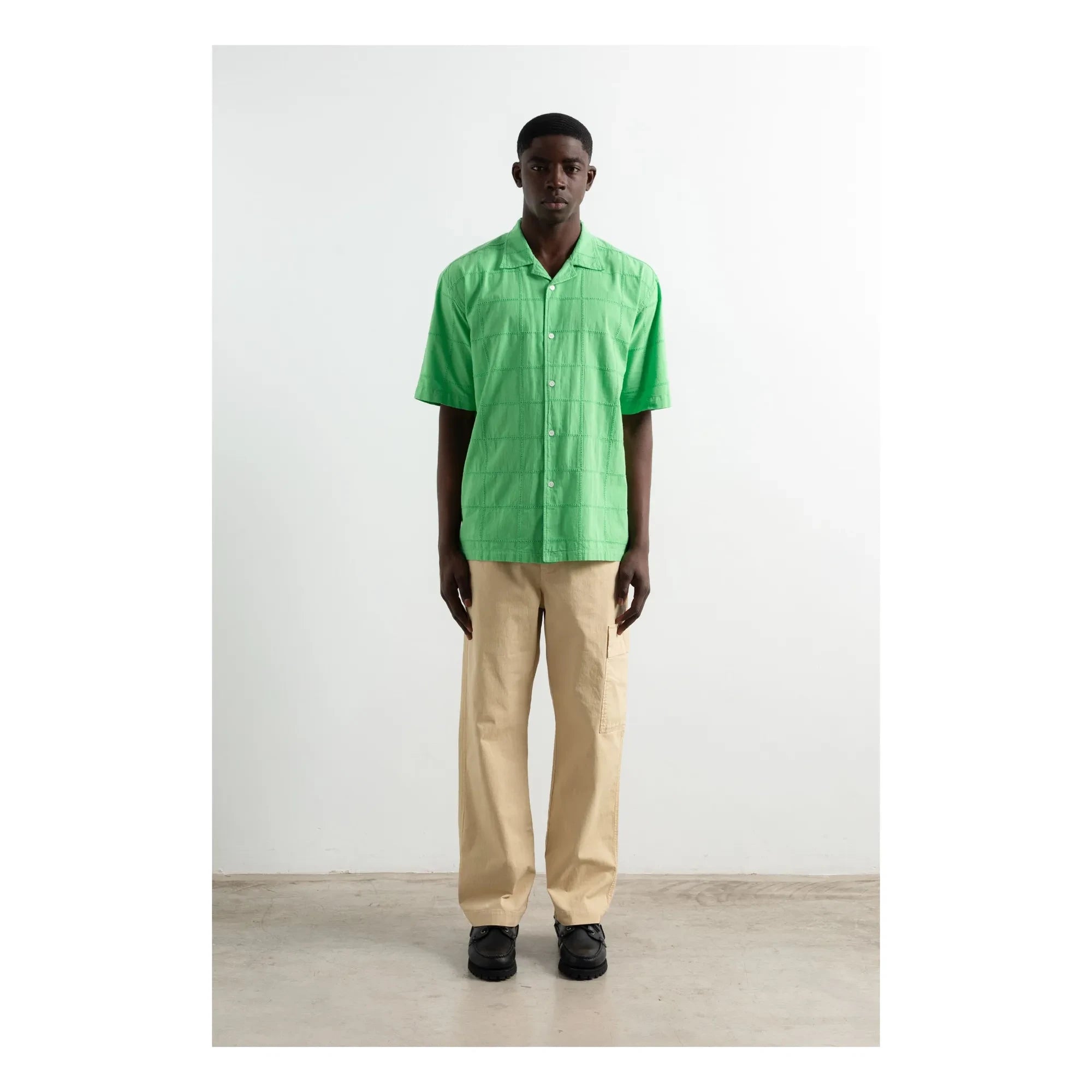 Edmmond Studios - Freedom Short Sleeve Shirt | Green
