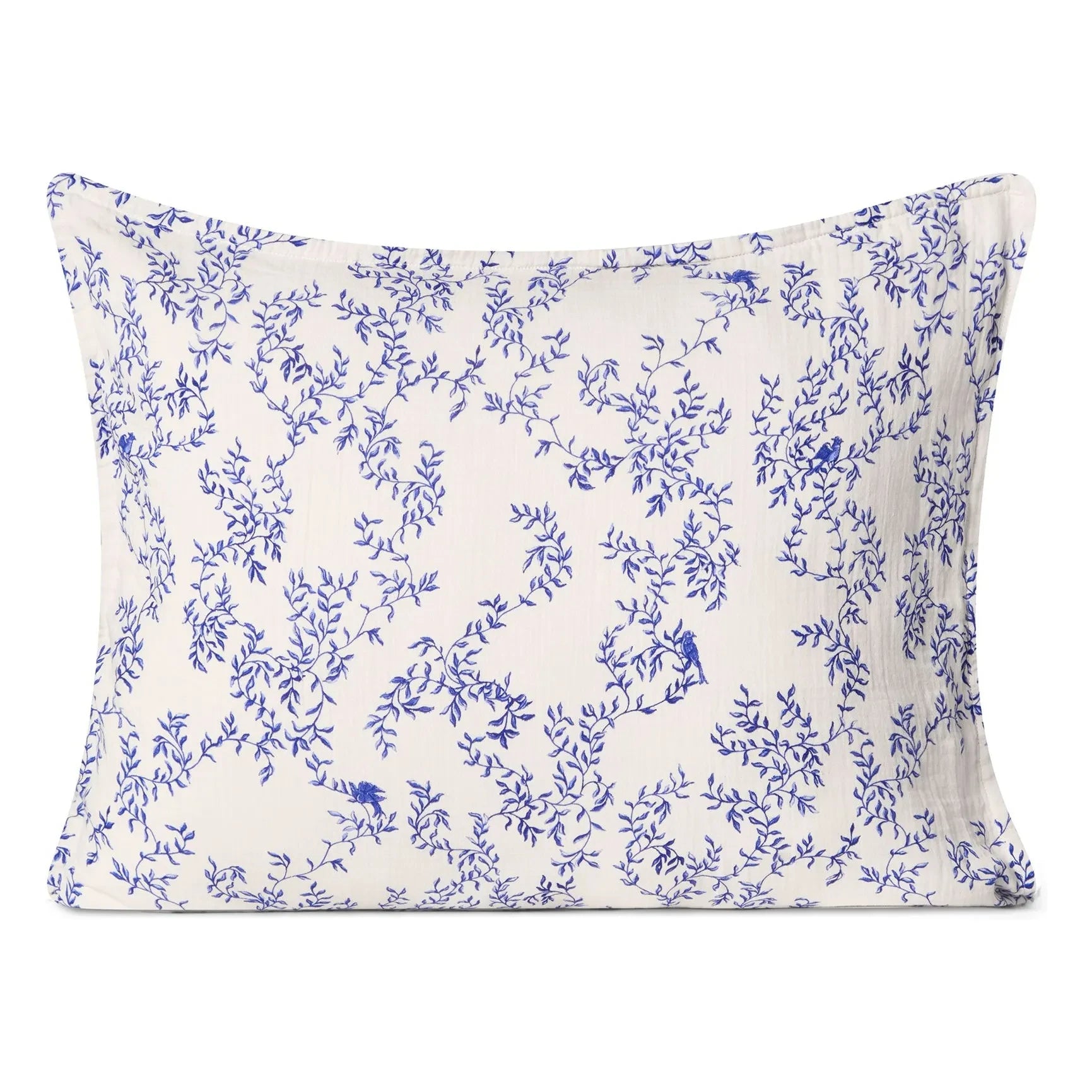 garbo&friends - Jardim Pillow Cover, Cotton Muslin | Cobalt