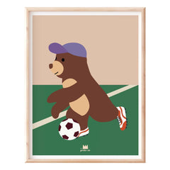 My Little Life - Football Bear Poster