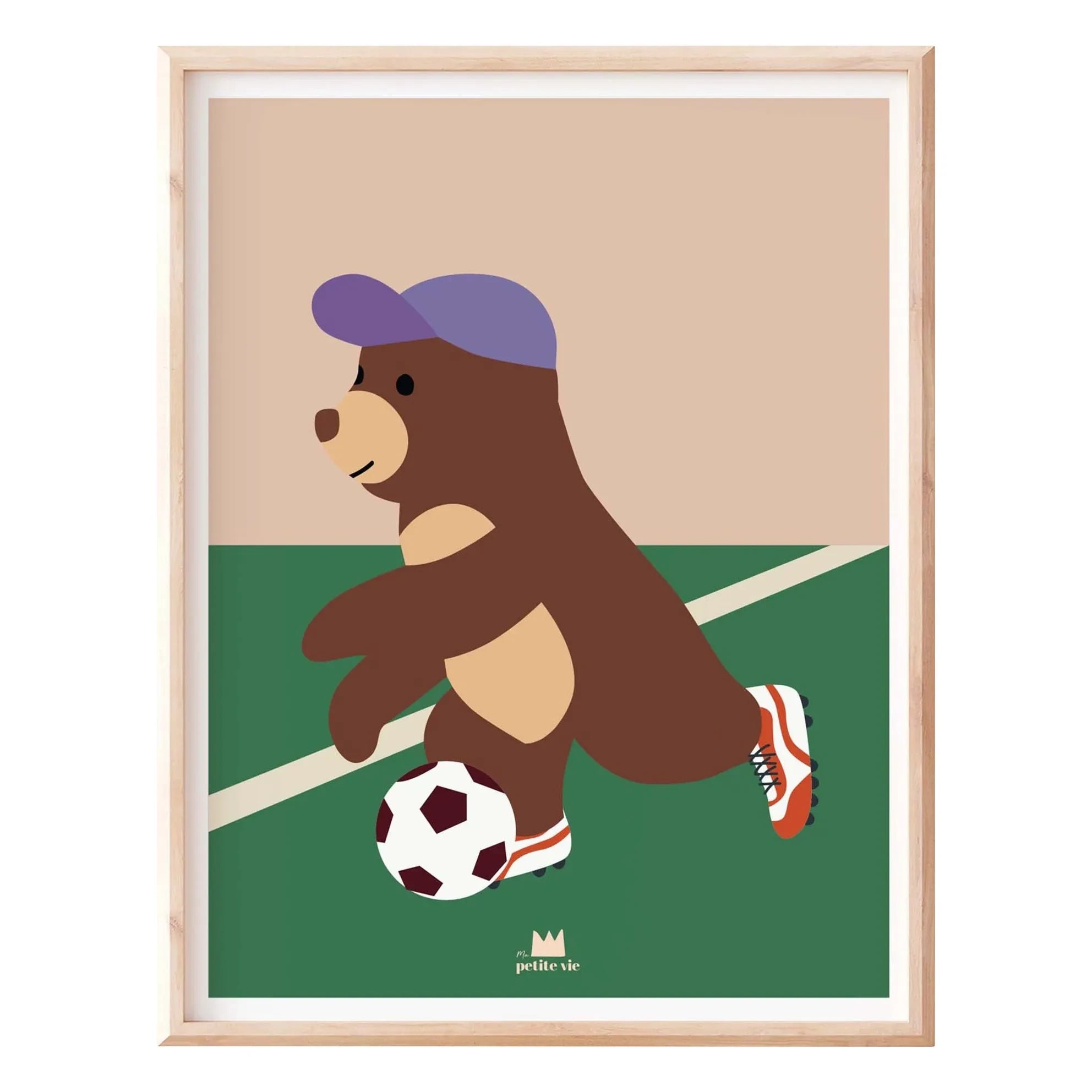 My Little Life - Football Bear Poster