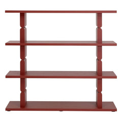 Nobodinoz - Noon painted wooden bookshelf | Red Brown