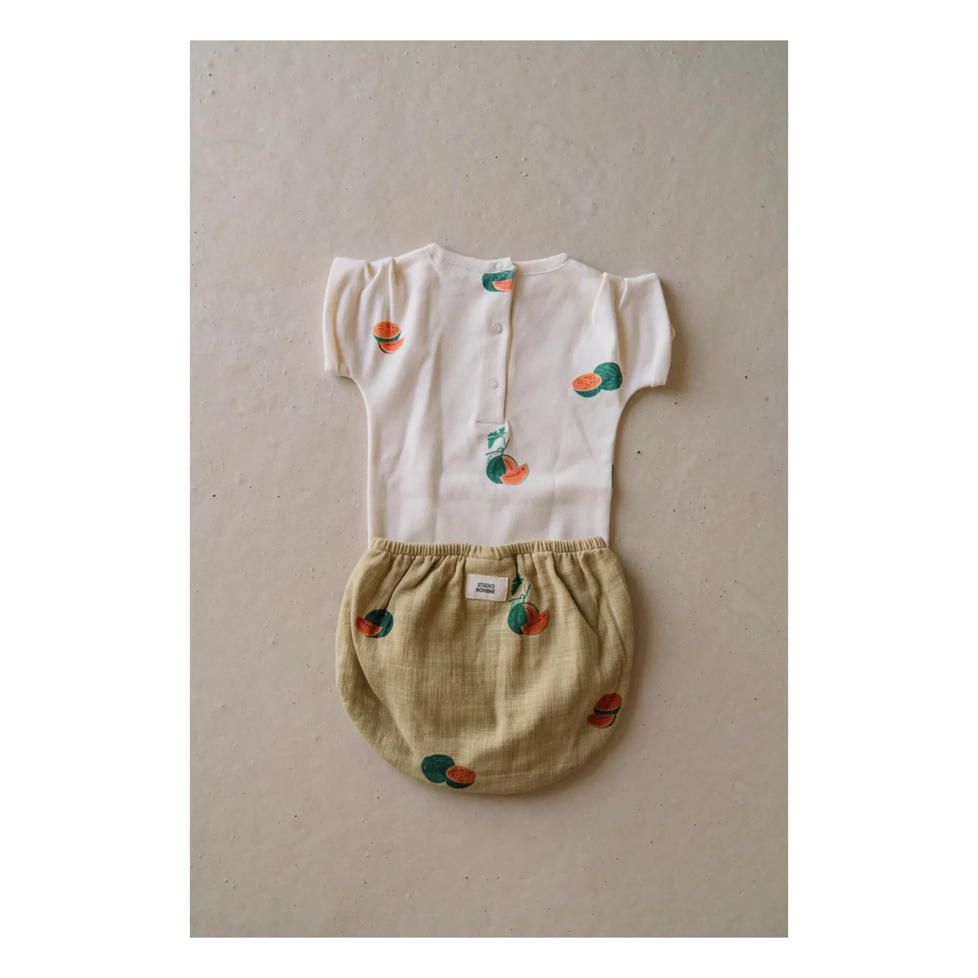 Studio Bohème - Bloomer Ami Watermelons Organic Cotton | Sage