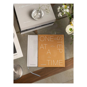PrintWorks - Baby Photo Album One Step at a Time | Mustard Yellow