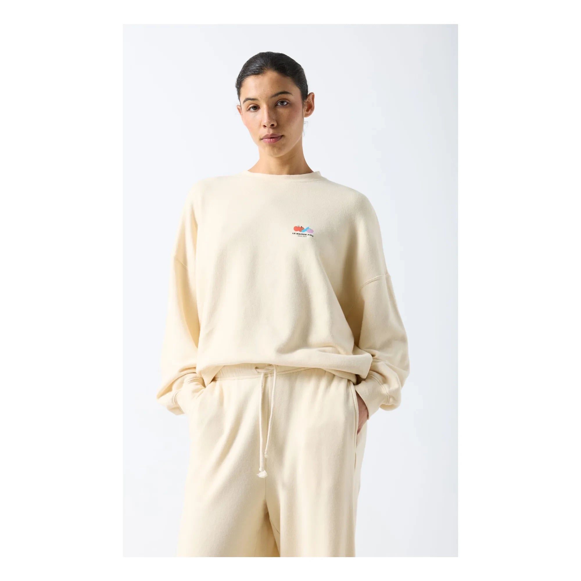 American Vintage - Atubay Cotton Sweatshirt | Off-White