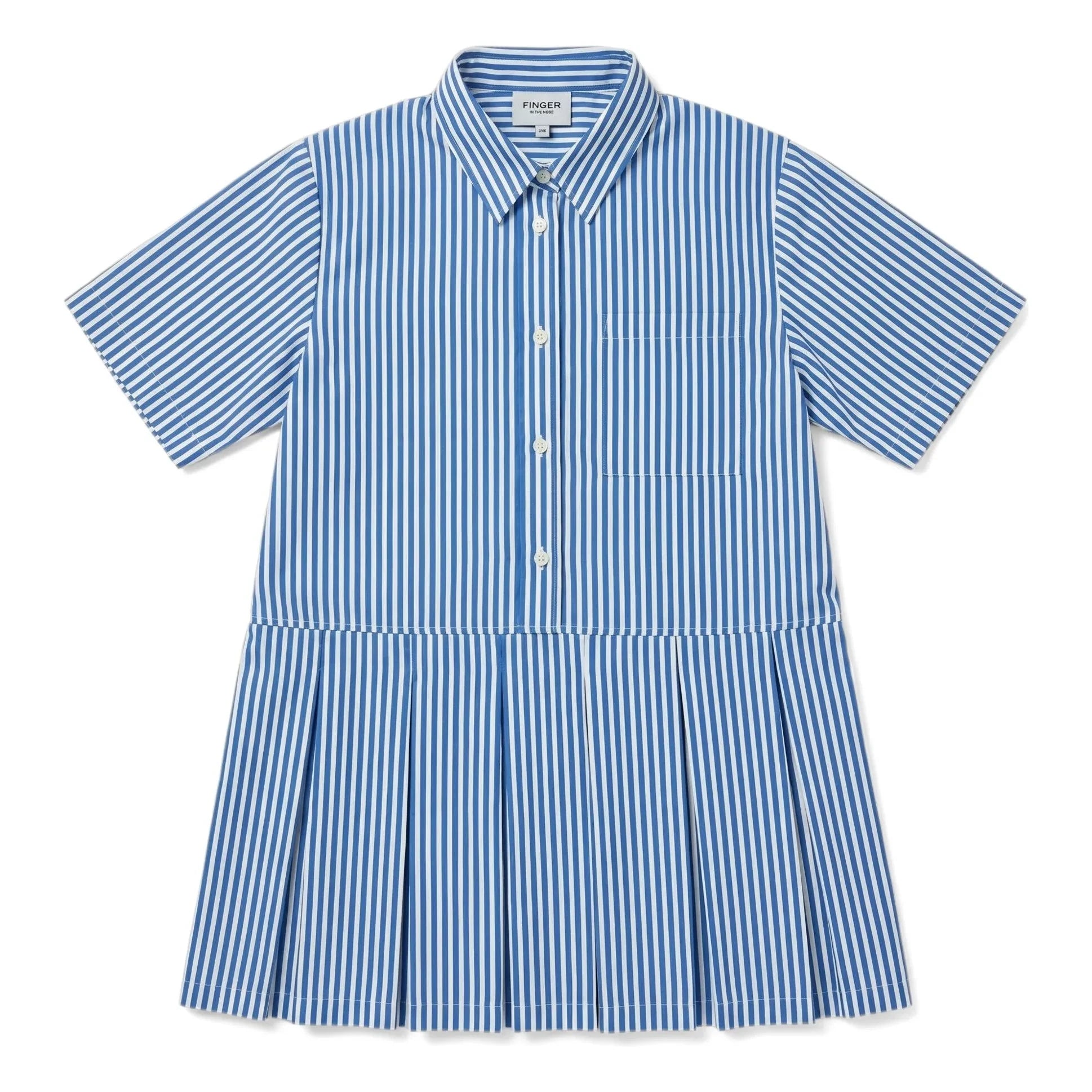 Finger in the Nose - Dakota Striped Dress | Blue
