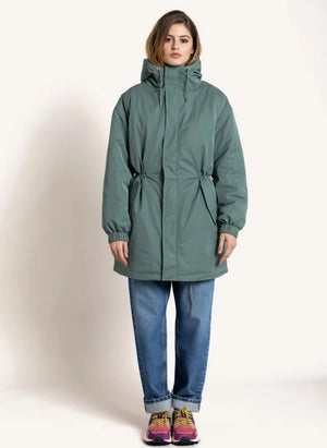 Smallable Woman - Zebra Geri Dönüştürülmüş Elyaf Astarlı Parka | Teal