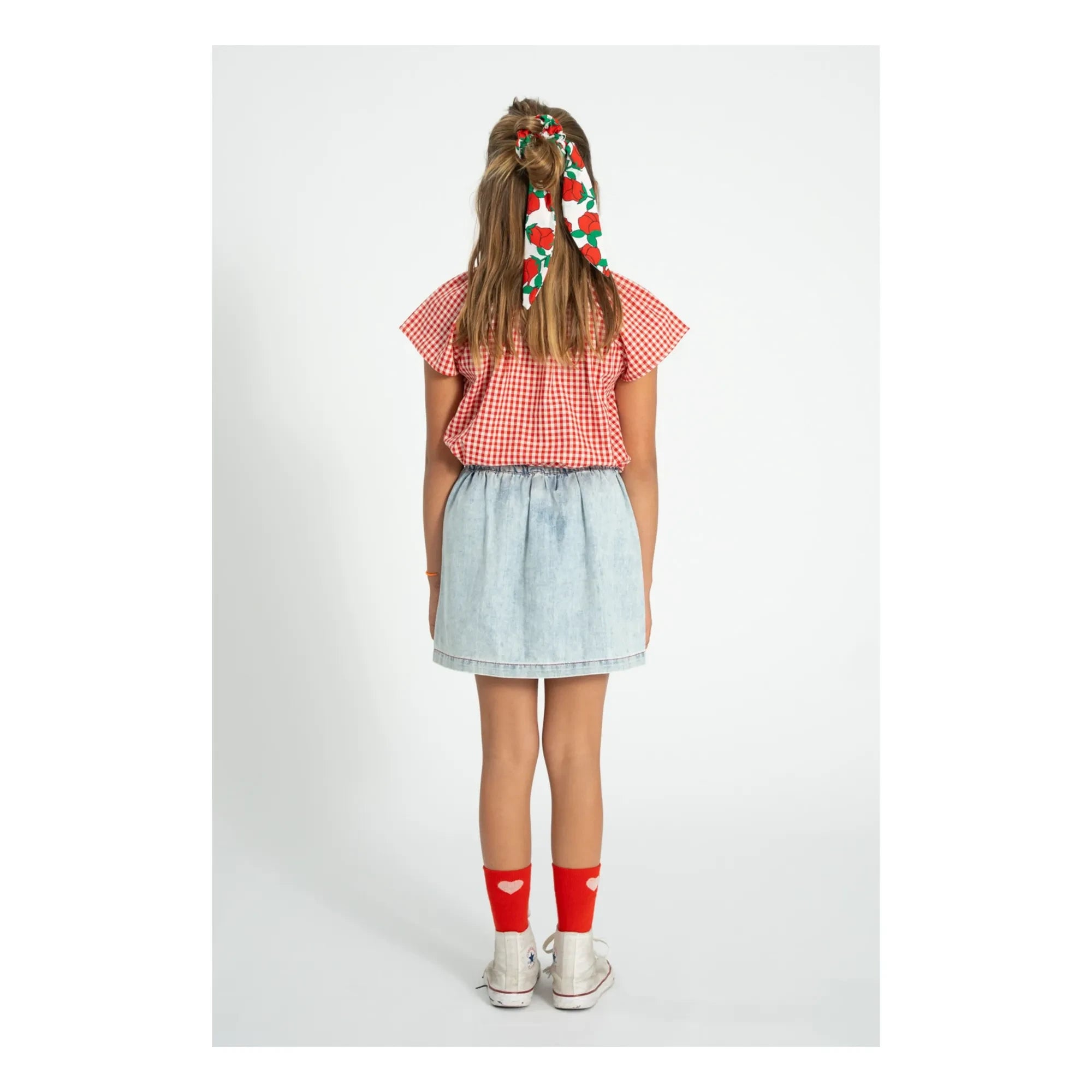 Piupiuchick - Vichy Organic Cotton Blouse | Red