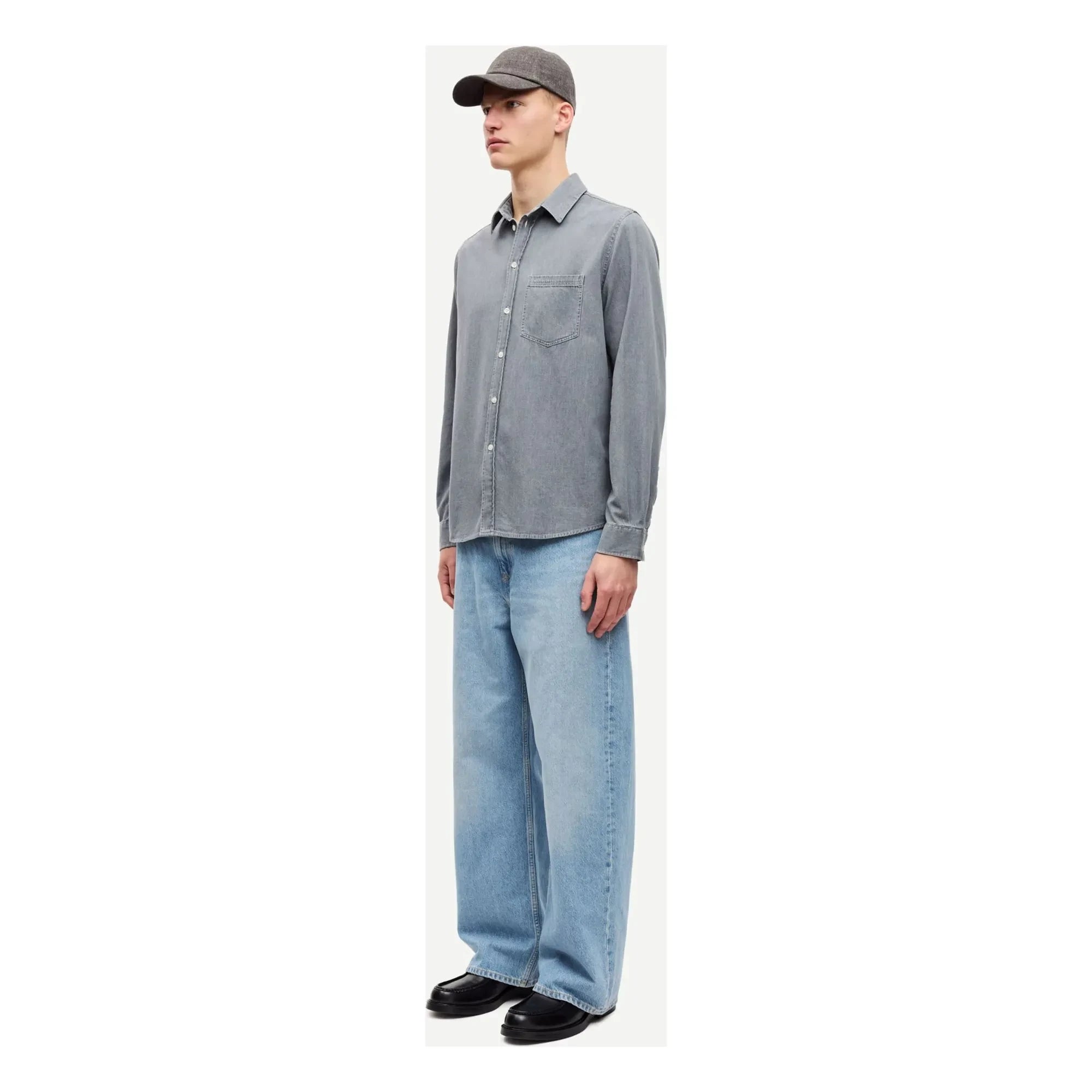 Samsoe Samsoe - Shirt Saryan P 15248 Organik pamuk | Açık Mavi