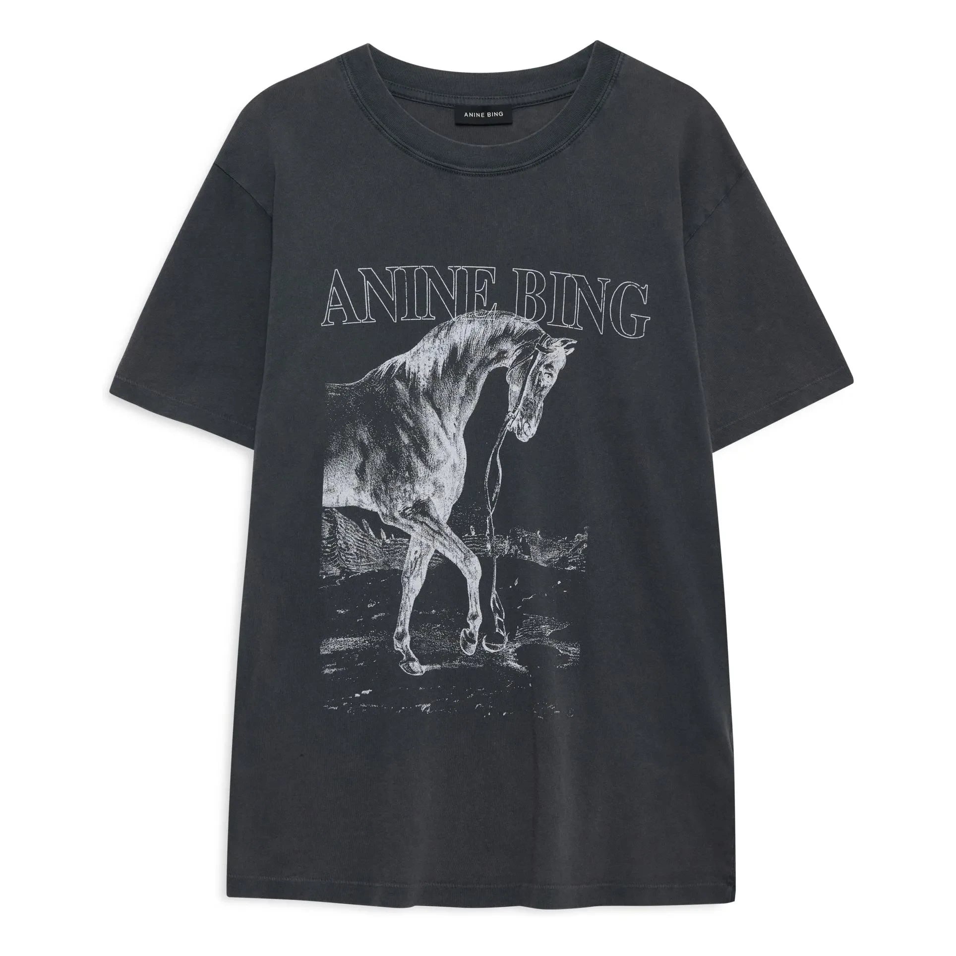 Anine Bing - Lili Horse T-Shirt | Black