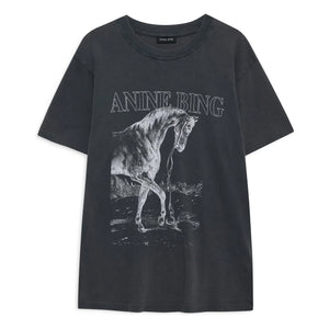 Anine Bing - Lili Horse T-Shirt | Black