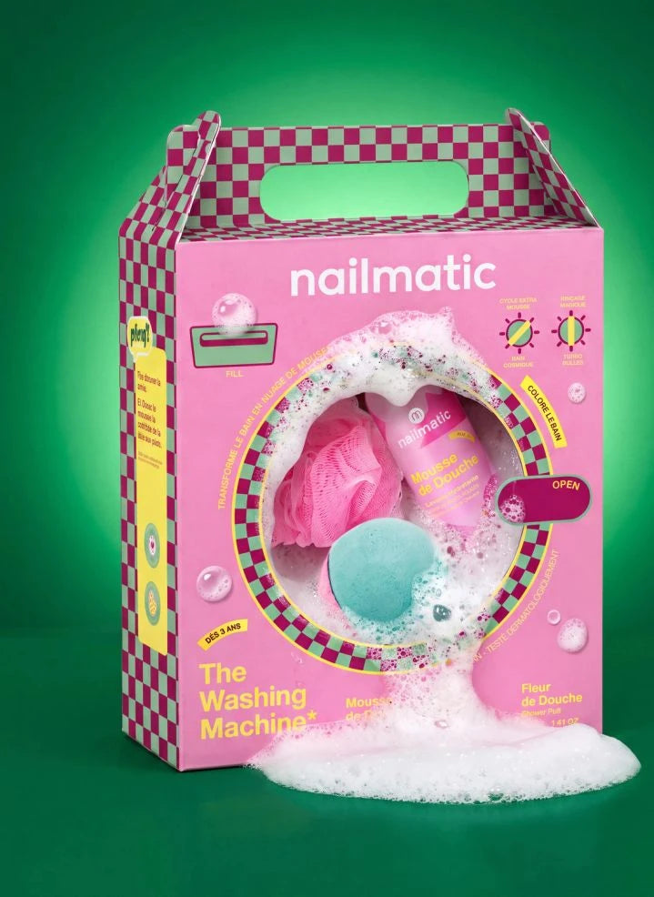 Nailmatic Kids - Washing Machine Gift Set | Pink