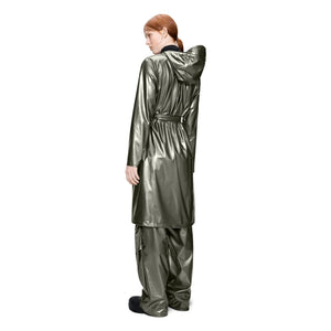 Rains - A-Line W3 Long Coat | Charcoal Gray
