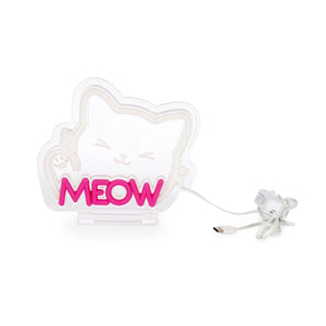 Legami - Mini Neon-Effect LED Sign - It's a Sign Mini - Kitty