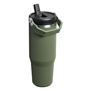 Stanley 1913 - Insulated Thermo Cup - IceFlow Flip Straw 2.0 | Chrome Green