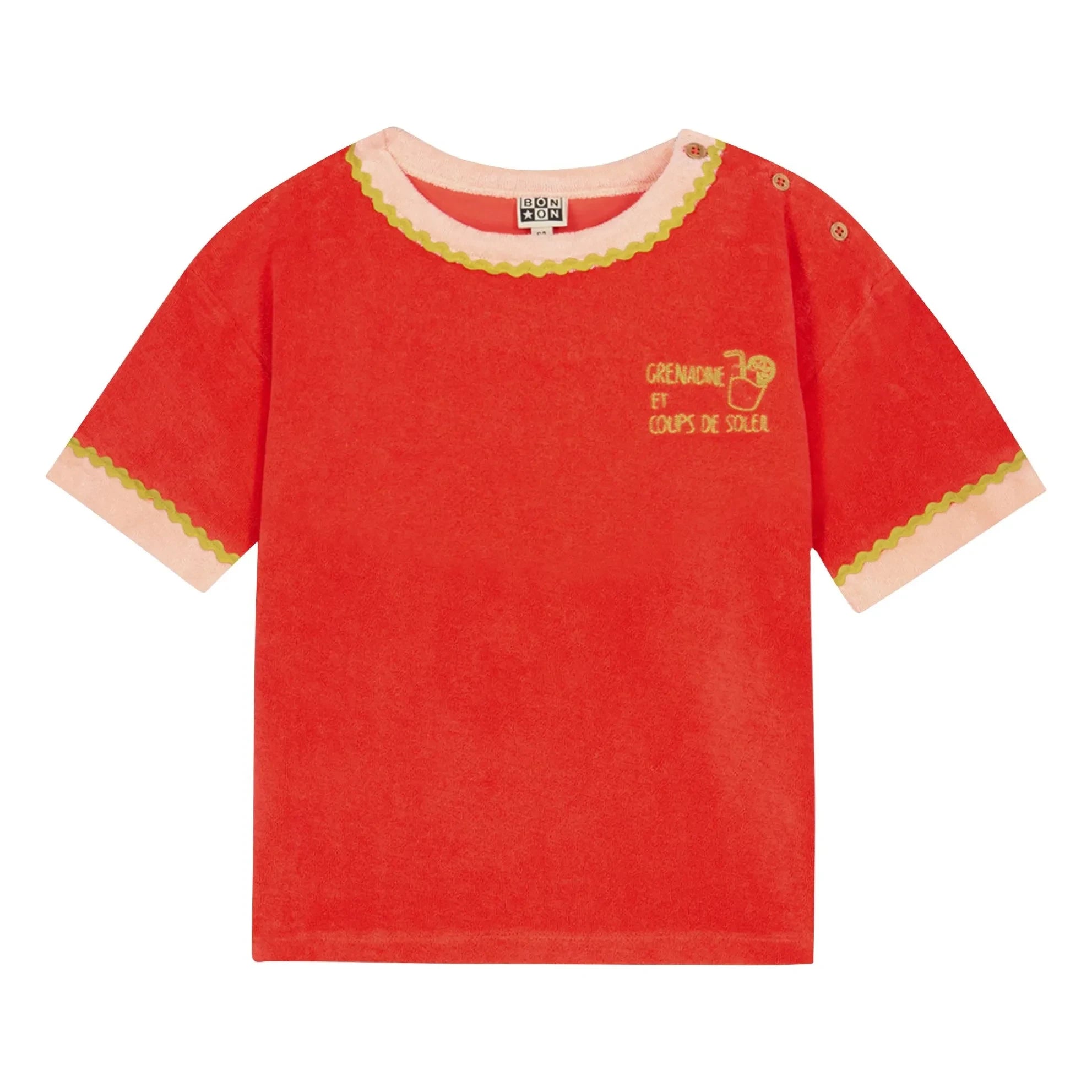 Bonton - Livia Sponge T-Shirt | Red