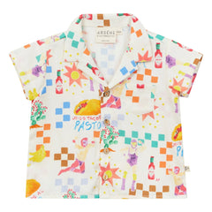 Arsène et Les Pipelettes - Pastor Poplin Shirt | Ecru