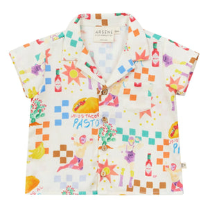 Arsène et Les Pipelettes - Pastor Poplin Shirt | Ecru