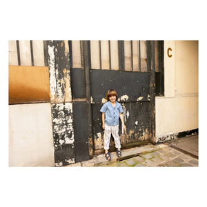 Louis Louise - Striped Gazelle Pants | Light blue