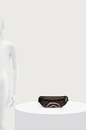 Sprayground - Brown Shark Fanny Pack in Paris 910B9309NSZ
