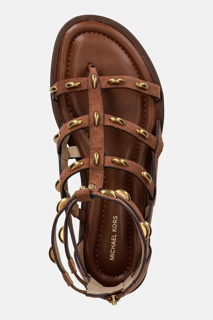 MICHAEL Michael Kors kadın deri kayışlı sandalet Noa Flat Sandal