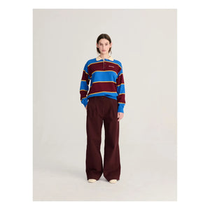 Bobo Choses - Sweat Polo Organik Pamuk | Mavi