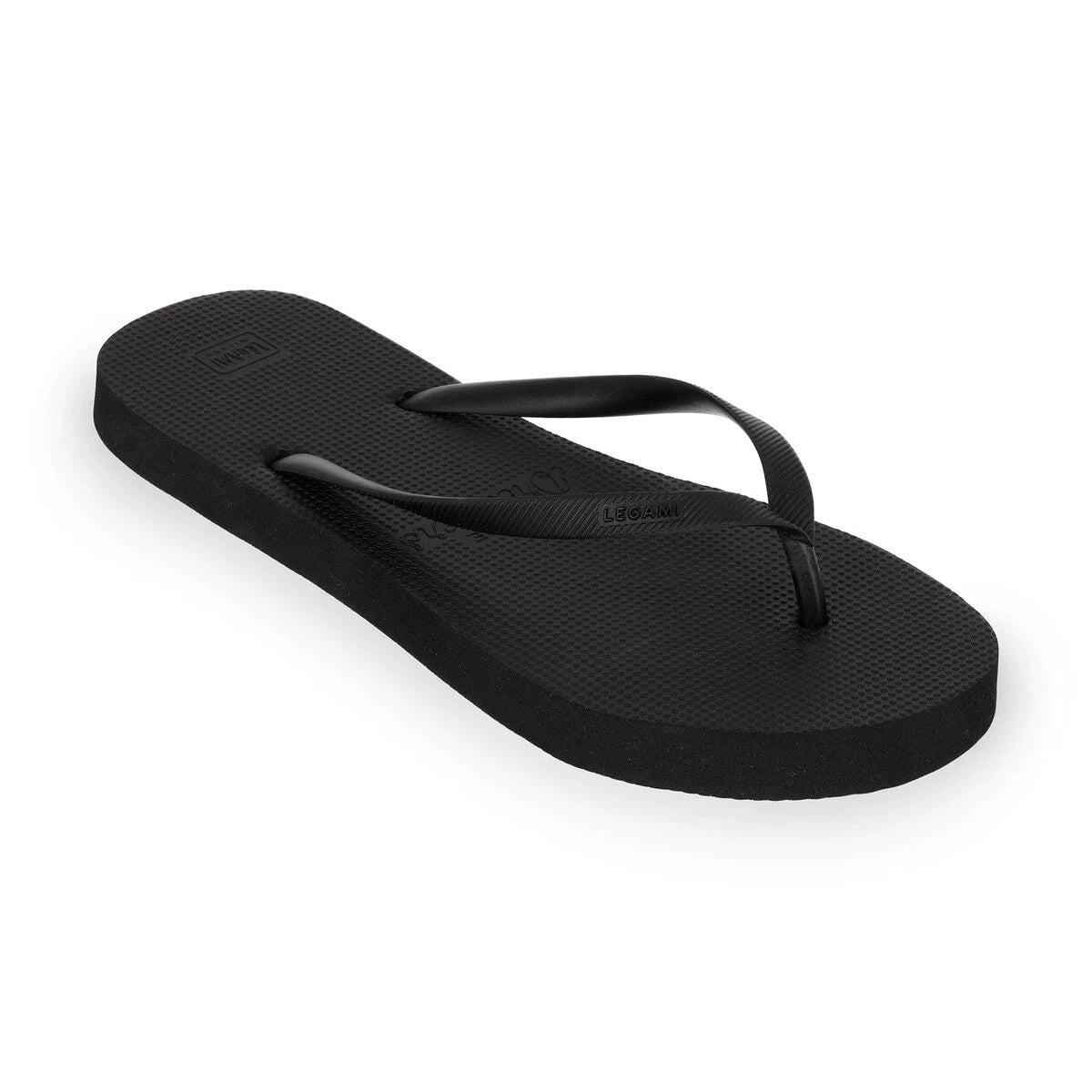 Legami - Size 40/41 Slim Black Flip Flops